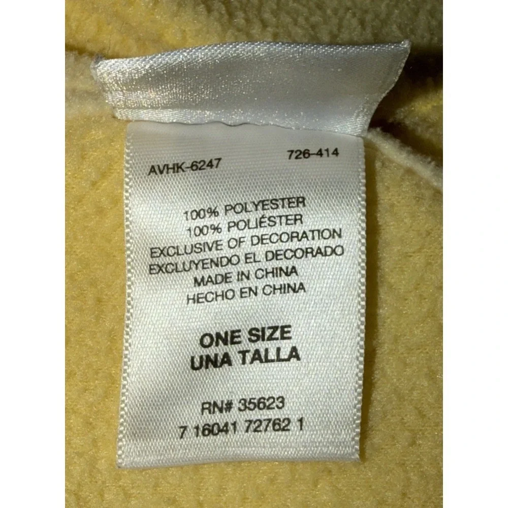 Vtg Carter's‎ Child Of Mine Unisex Blanket Baby Hugs Bear Duck Yellow Fleece